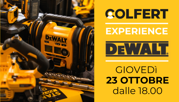 ANTEPRIMA EXPERIENCE DEWALT